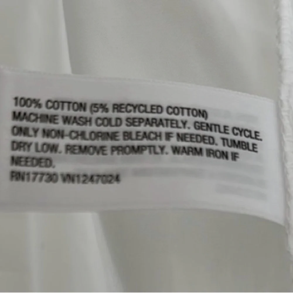 kate spade new york Raised Ribbon Shirt in White Women’s Size XL - Picture 10 of 10